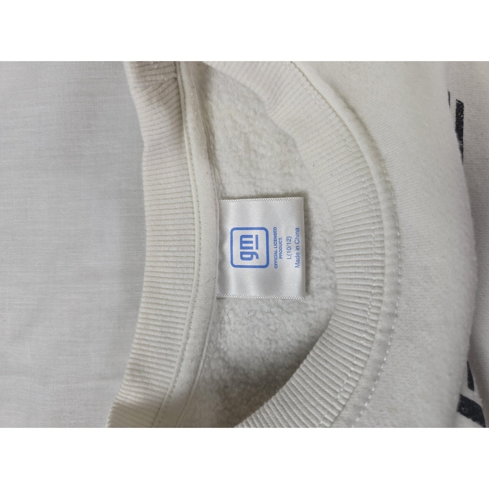 Corvette‎ Sweatshirt Mens Large White Original GM Crewneck Pullover Racing Logo - Picture 4 of 10